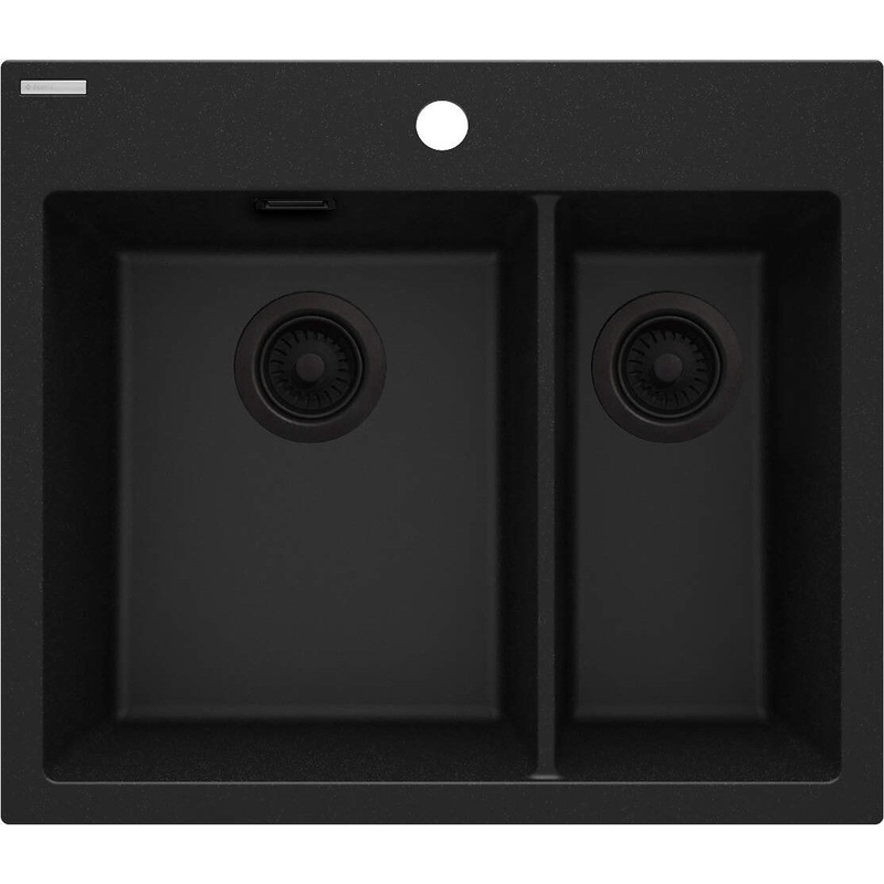 1,5 bodias granta izlietne Eridan 600 x 520 x 203 grafta metlisks