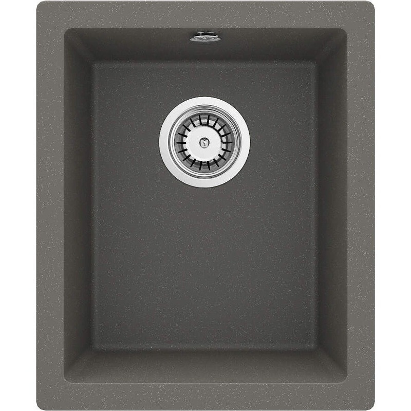 1-bodas granta izlietne ar iebvtu izlietni CORDA 380 x 440 x 200 antracts metlik