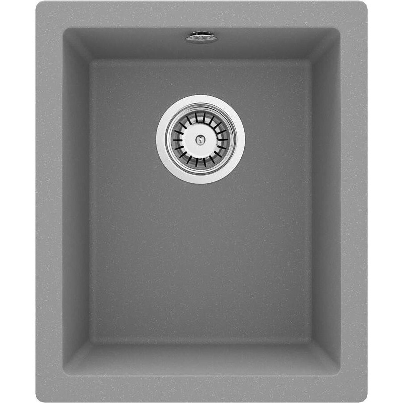 1-bodas granta izlietne ar iebvtu izlietni CORDA 380 x 440 x 200 metliski pelka