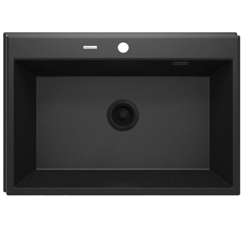 1-bodas granta izlietne Eridan 700 x 520 x 210 grafta metlisks