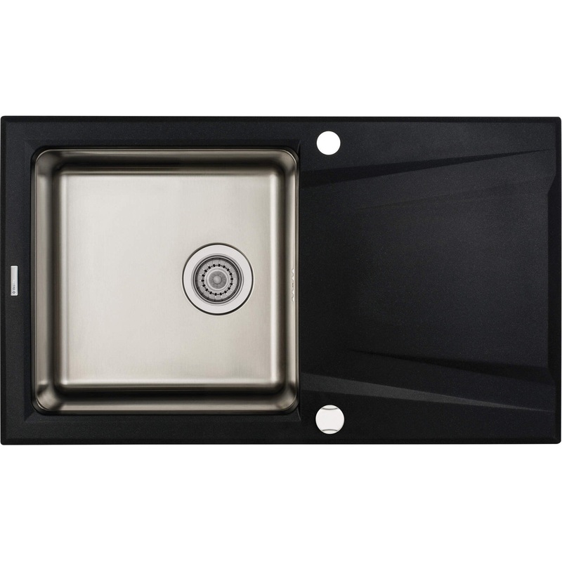 1-bodas granta un trauda izlietne ar izlietni Prime 860 x 500 x 220 grafta metlika, trauds