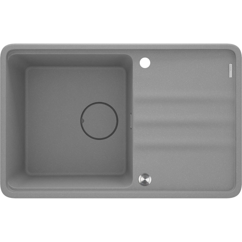 1 bodas granta izlietne ar izlietni Momi 780 x 500 x 230 metliski pelka