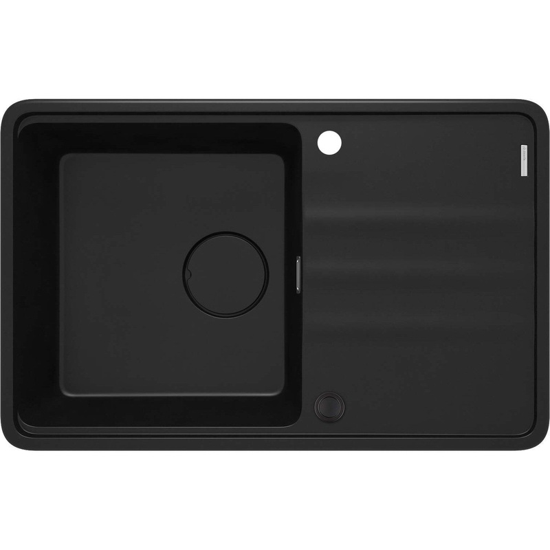 1 bodas granta izlietne ar izlietni Momi 780 x 500 x 230 nero