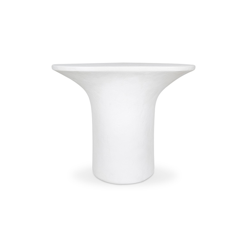 yumi outdoor accent table – white