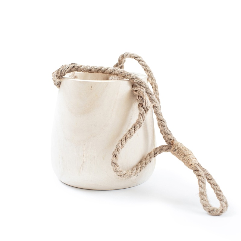 Wooden Hanging Planter