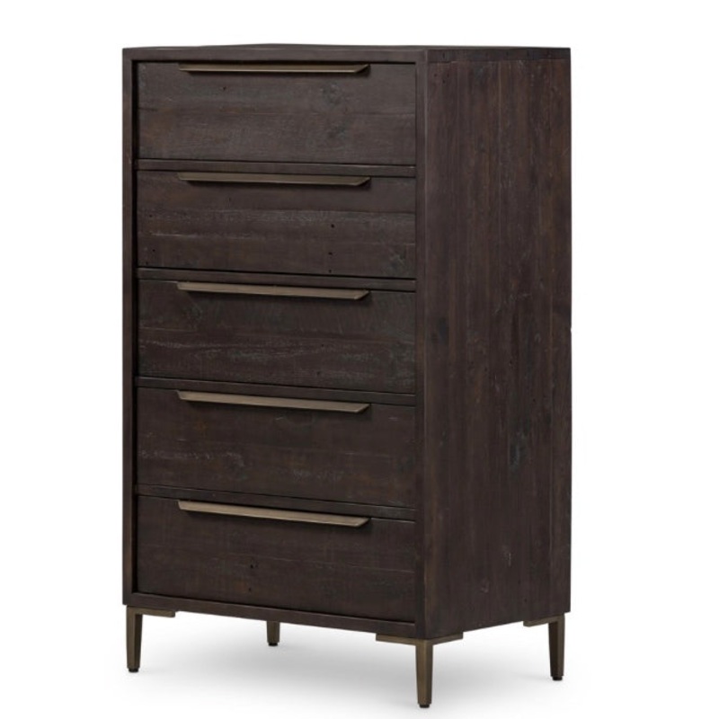 Wyeth 5 Drawer Dresser – Dark Carbon