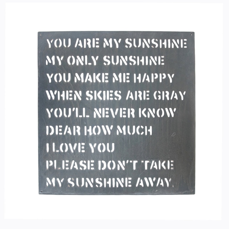 You Are My Sunshine – Metal Sign
