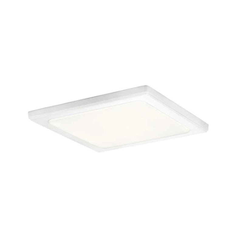 Zeo 3000K LED 13″ Square Flush Mount White – IN STOCK