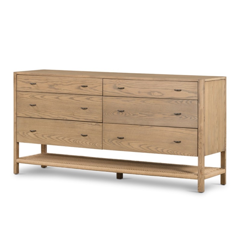 Zuma 6 Drawer Dresser – Dune Ash
