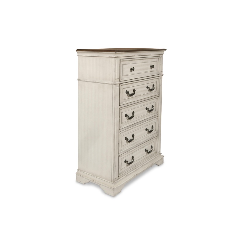 ANASTASIA CHEST – ANT. WHITE