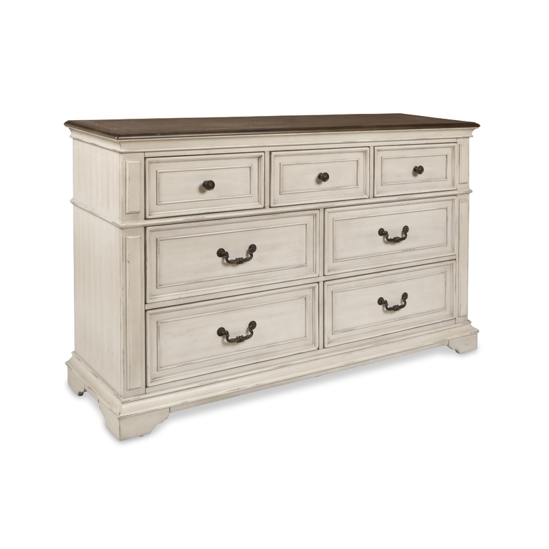 ANASTASIA DRESSER – ANT. WHITE