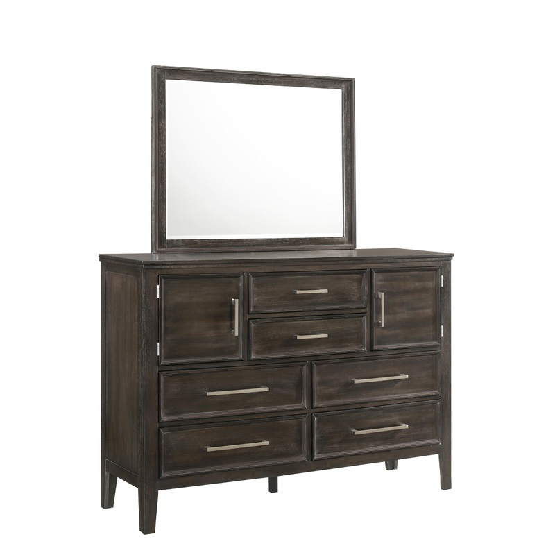 ANDOVER 60″ DRESSER W/DOORS-NUTMEG
