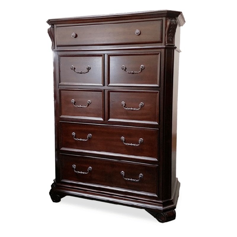 New Classic Emilie 7 Drawer Chest in English Tudor