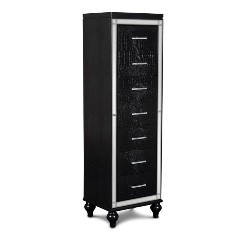 New Classic Furniture Valentino Lingerie Chest in Black