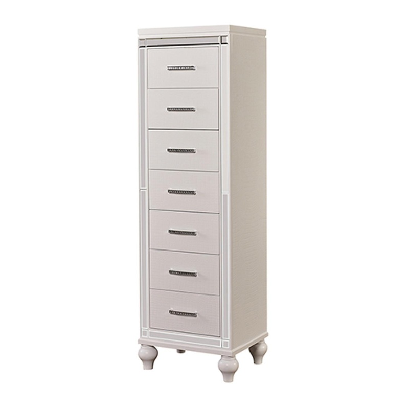 New Classic Furniture Valentino Lingerie Chest in White