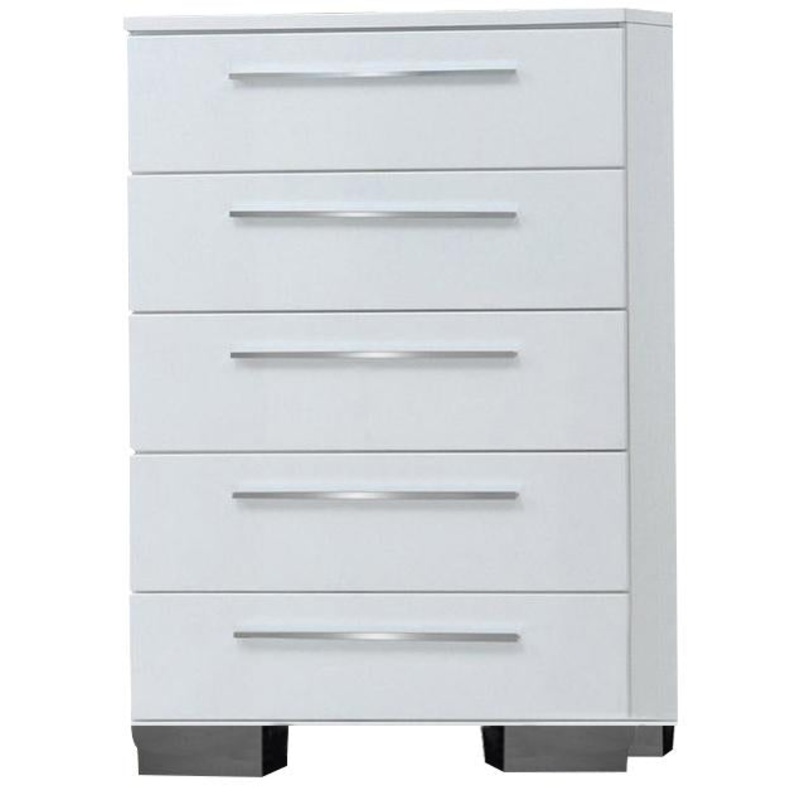 Sapphire 5 Drawer Chest in White
