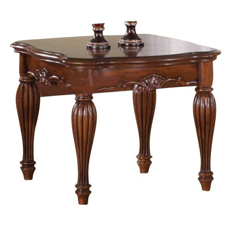 Acme Dreena End Table in Cherry 10291