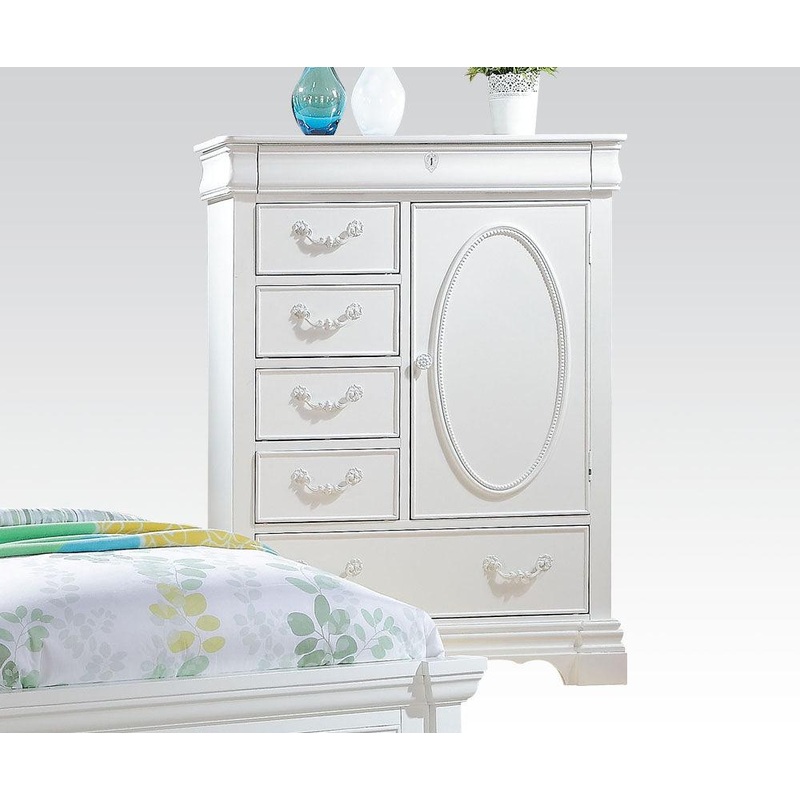 ACME Estrella Youth Chest in White 30246