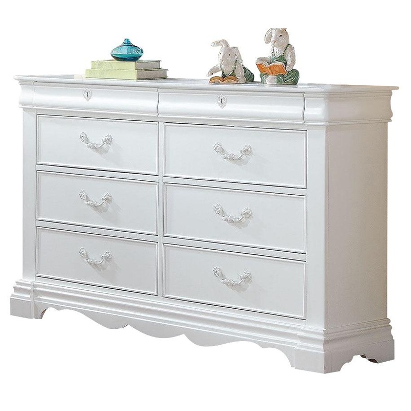 ACME Estrella Youth Dresser in White 30245