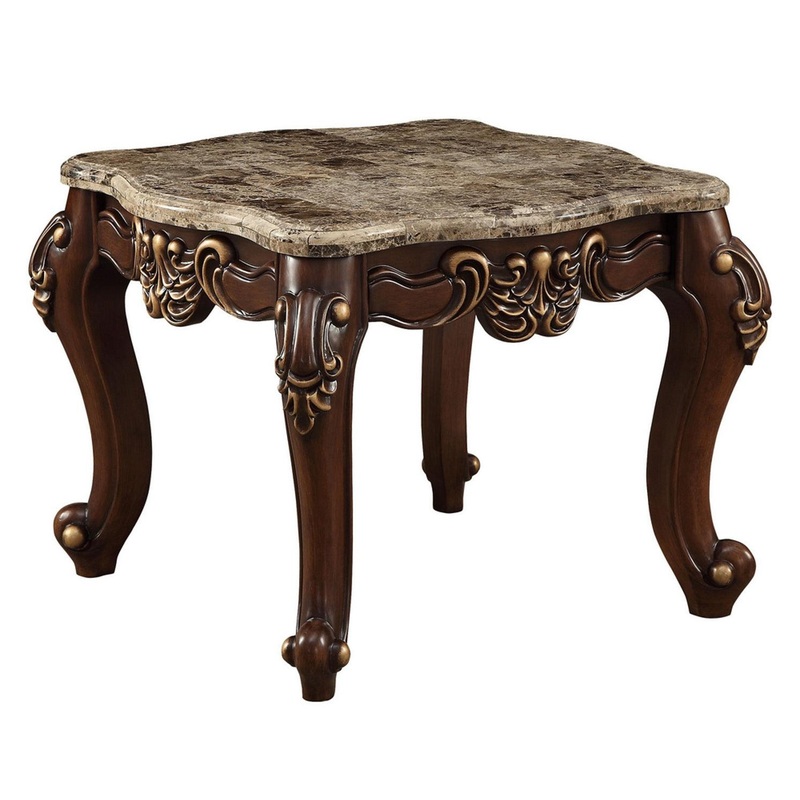 Acme Furniture Mehadi End Table in Walnut 81697