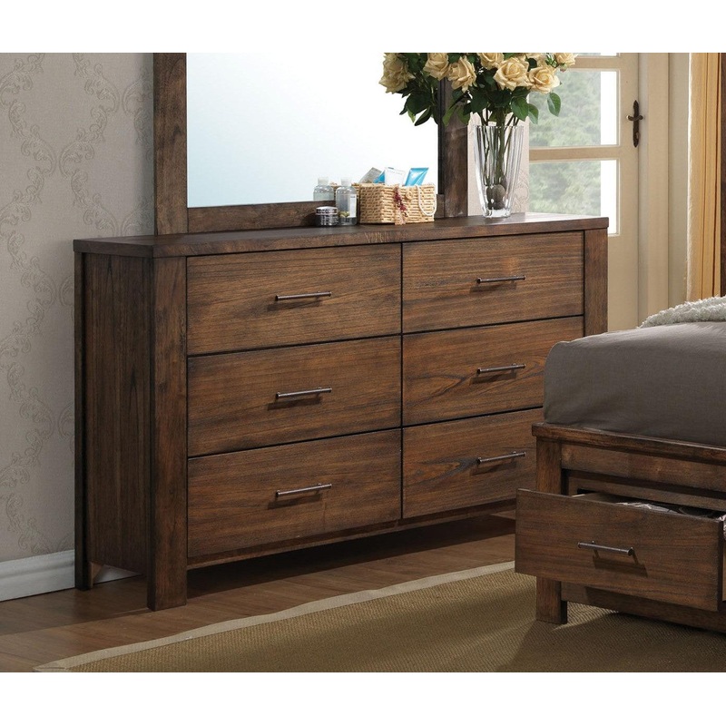 Acme Merrilee Drawer Dresser in Oak 21685