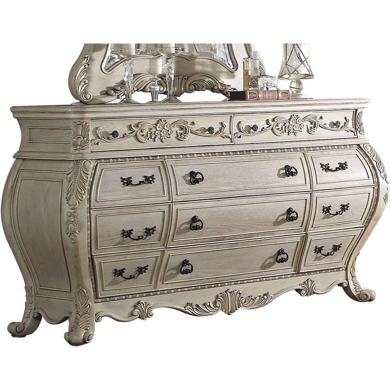 Acme Ragenardus Dresser in Antique White 27015