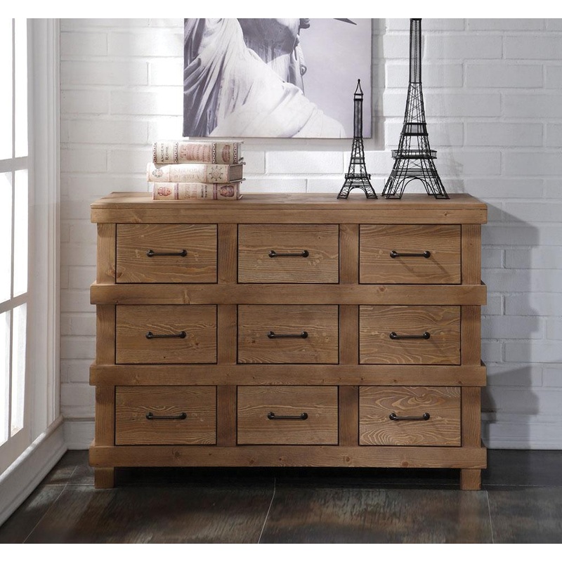 Adams Antique Oak Dresser
