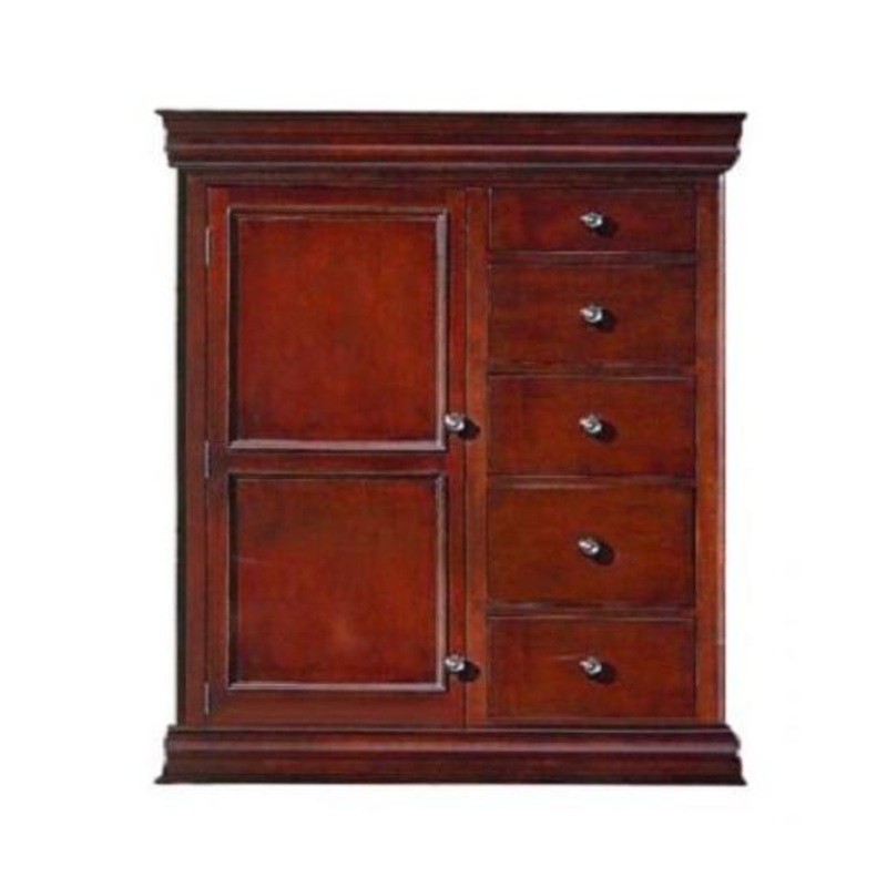 New Classic Versaille Door Chest in Bordeaux
