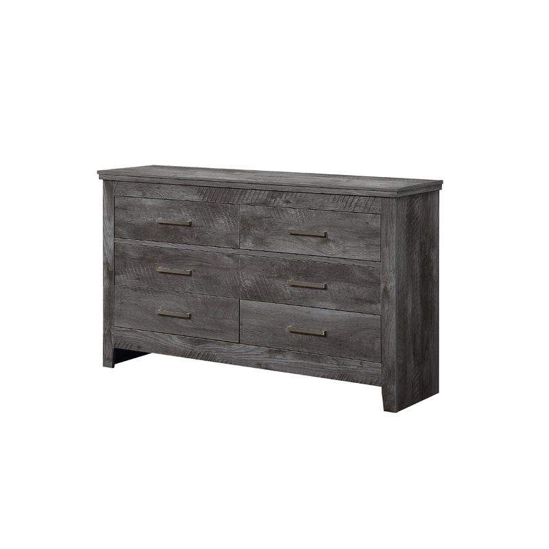 Vidalia Rustic Gray Oak Dresser