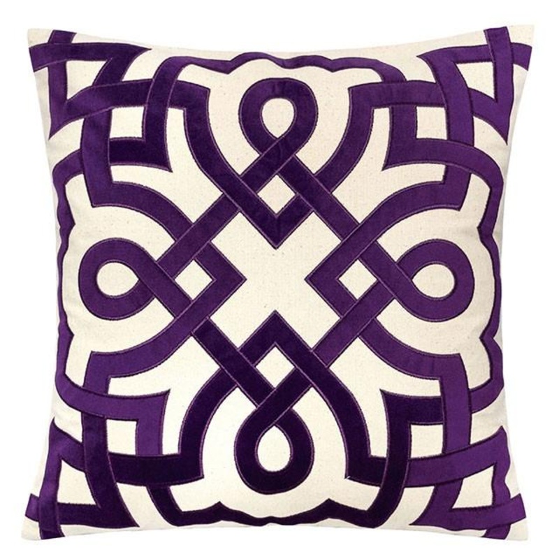 Jorja Purple 20″ X 20″ Pillow, Purple
