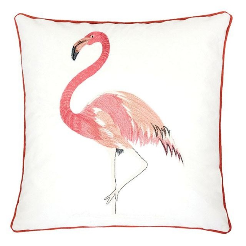 Lina Flamingo 20″ X 20″ Pillow, Single Flamingo