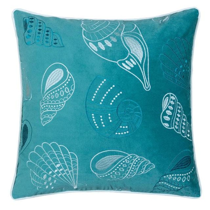 Sally Teal 20″ X 20″ Pillow, Teal
