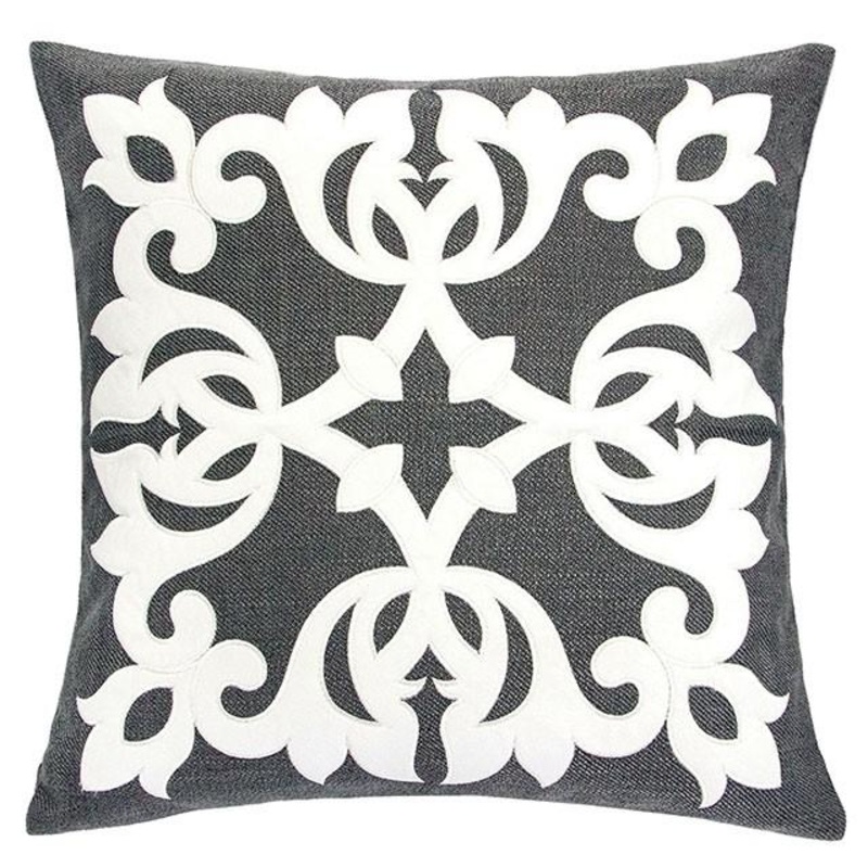 Trudy Gray 20″ X 20″ Pillow, Gray
