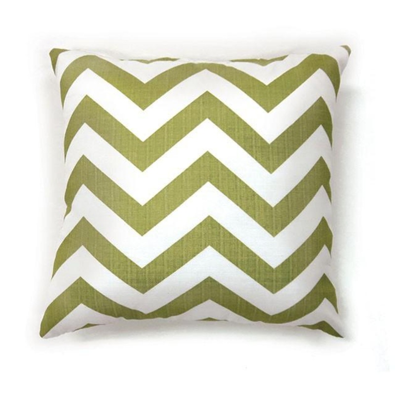 ZOE 18″ X 18″ Pillow, Green Chevron (2/CTN)