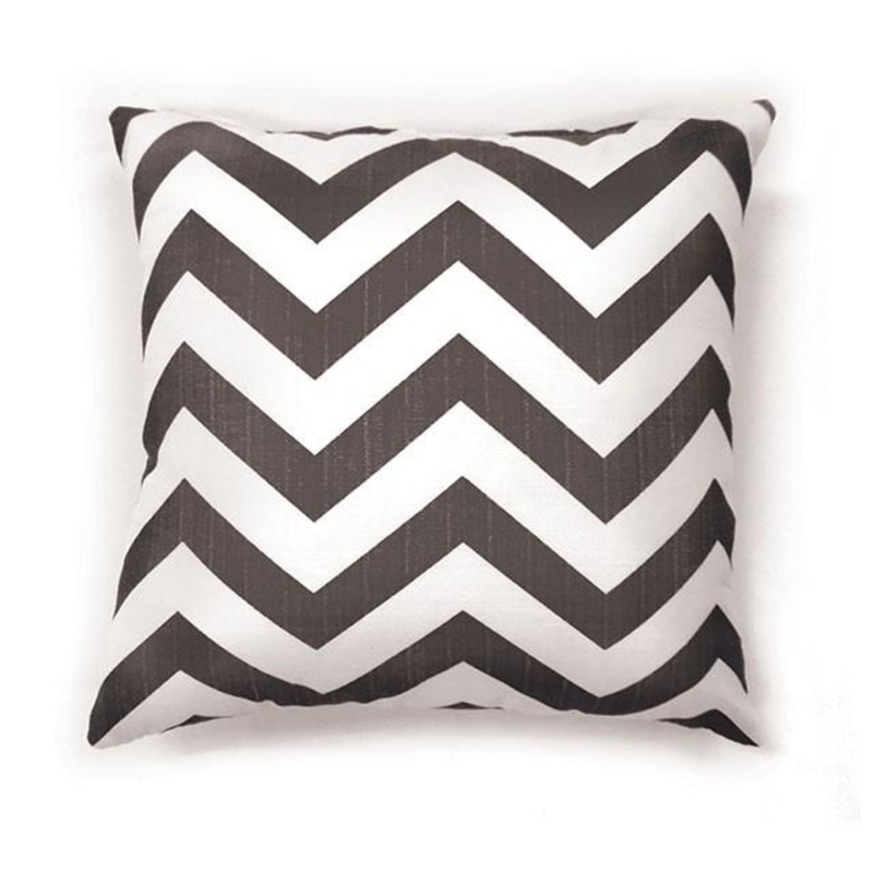 ZOE 22″ X 22″ Pillow, Gray Chevron (2/CTN)