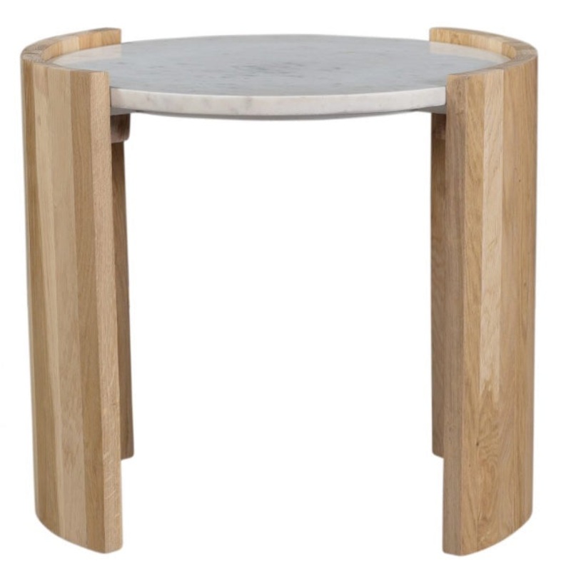 Dala Side Table White