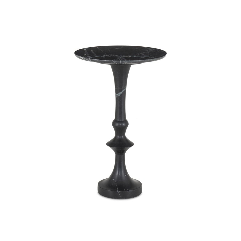 Polli End Table – Black Marble