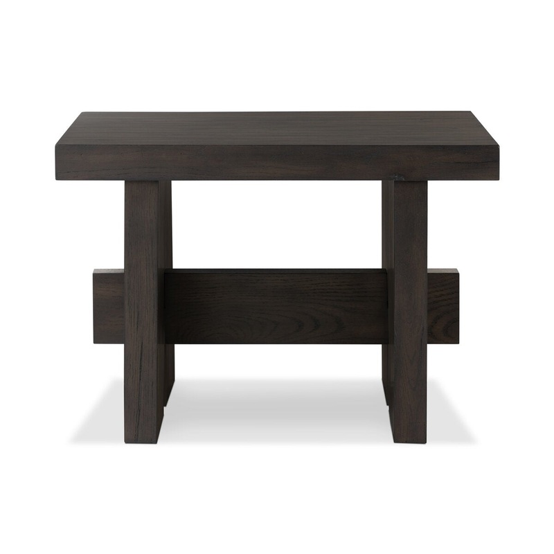 Isaac End Table – Smoked Black Veneer