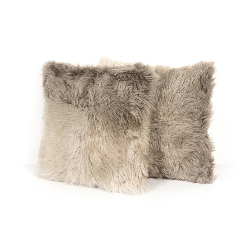 Lalo Ombre Pillow – Light Grey Ombre