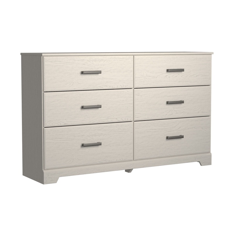 Stelsie – White – Six Drawer Dresser
