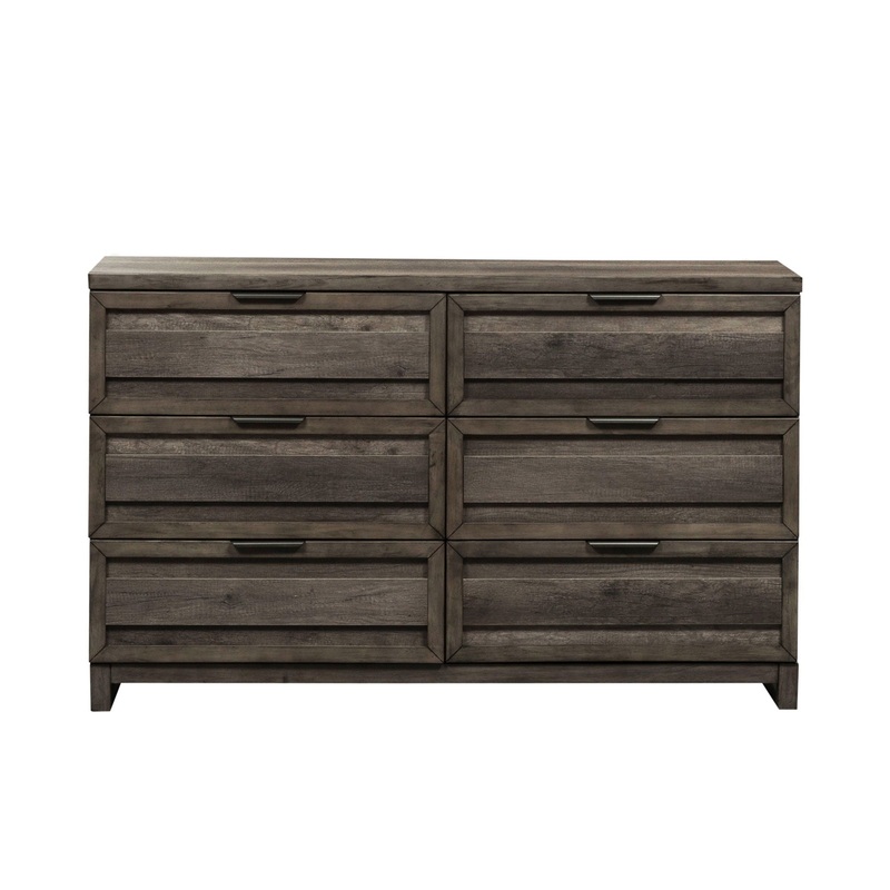 Tanners Creek – 6 Drawer Dresser – Dark Gray