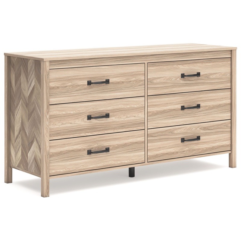 Battelle – Tan – Six Drawer Dresser