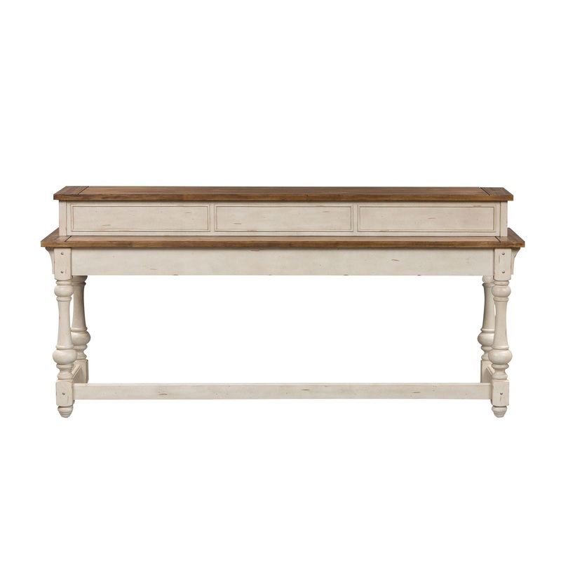 Morgan Creek – Console Bar Table – White