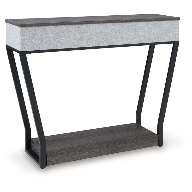 Sethlen – Gray / Black – Console Sofa Table