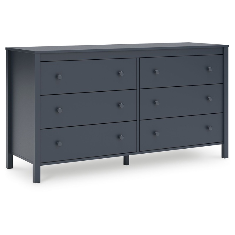 Simmenfort – Navy Blue – Six Drawer Dresser