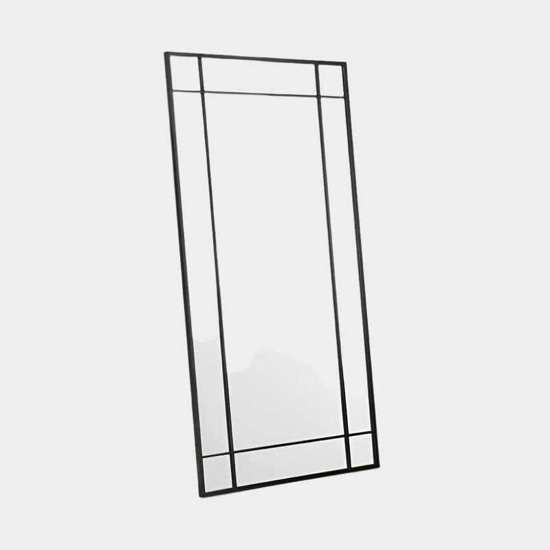 Gilmore Floor Mirror – Black Frame