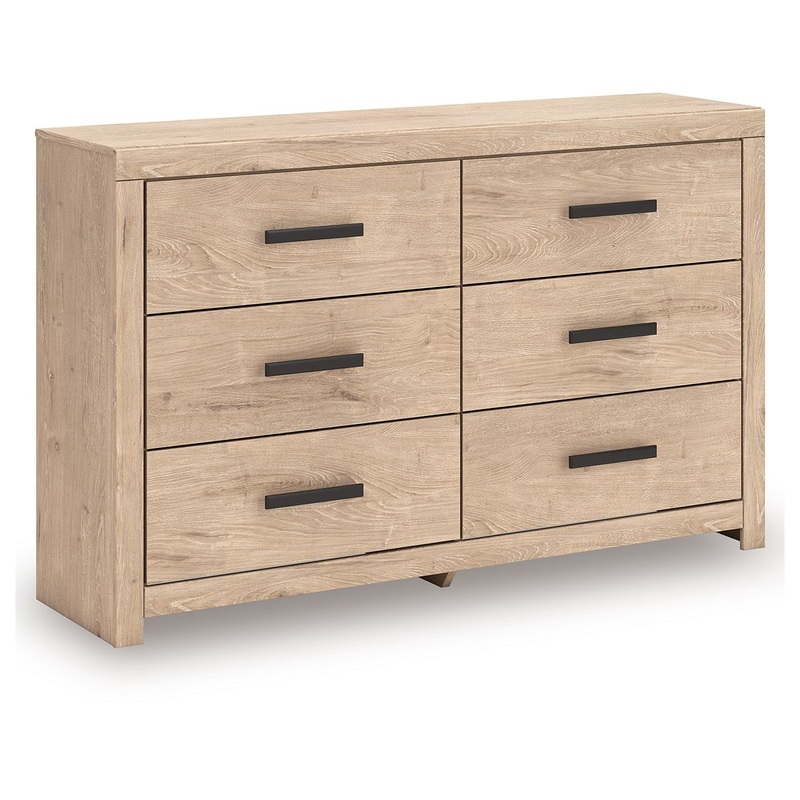 Sanginlane – Tan – Six Drawer Dresser