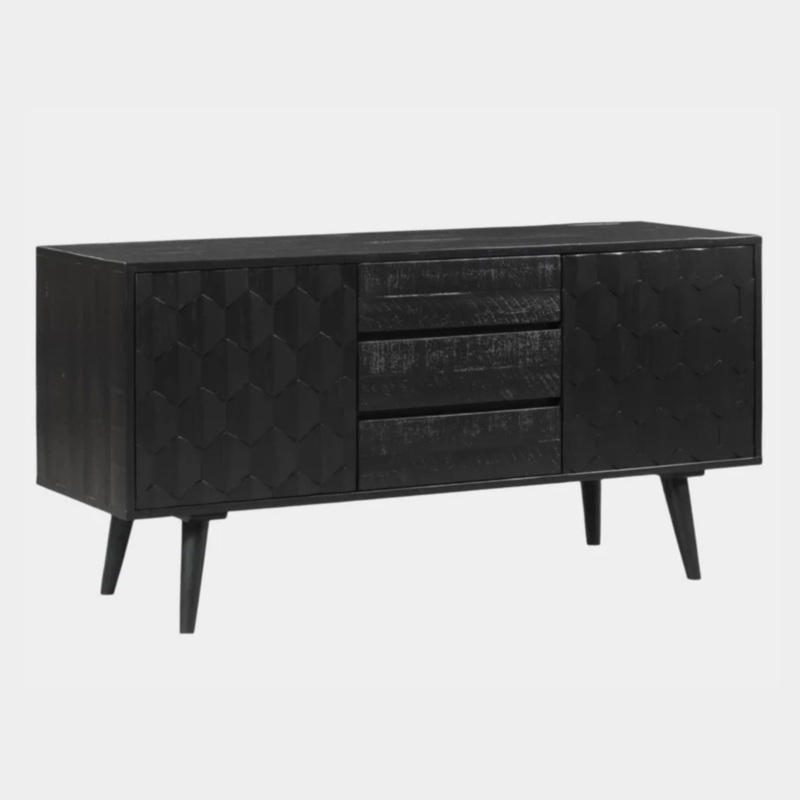 Valentina Black Acacia 59″ Buffet