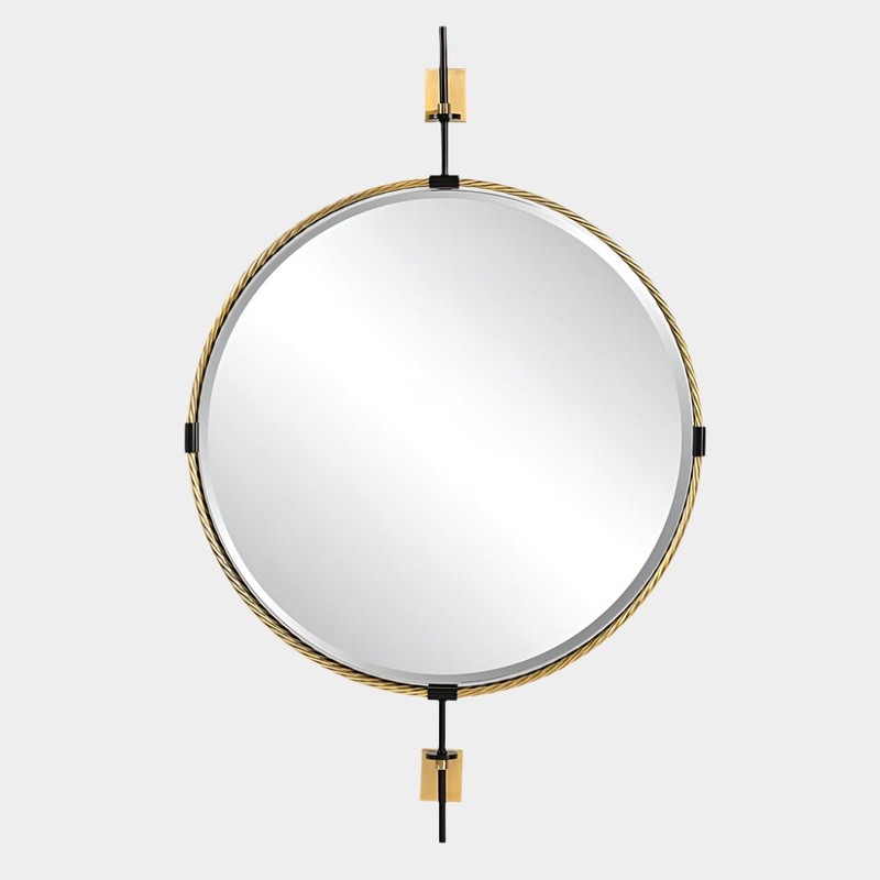 Guardrail Round Mirror
