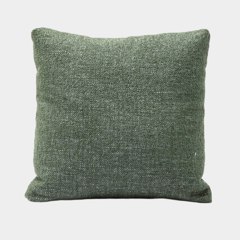 Malolo Green Basketweave Square Vegan-Down Pillow